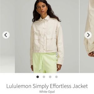 Lululemon simple effortless jacket 8